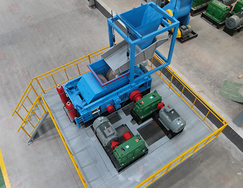 別再用錘破打煤矸石了！試試無(wú)易損件對(duì)輥制砂機(jī)